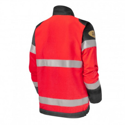 Blouson Safeline HV rouge hv et charcoal : Textile ATEX