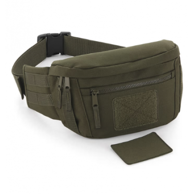 Sac banane militaire avec patch : personnalisation accessoires
