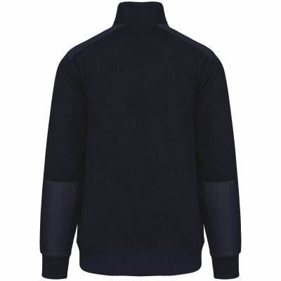 Polaire workwear écoresponsable col zippé unisexe à personnaliser : Broderie et DTF