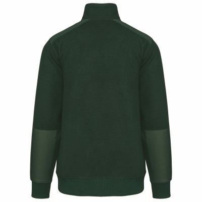 Polaire workwear écoresponsable col zippé unisexe à personnaliser : Broderie et DTF