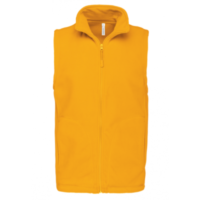 Doudoune sans manches doublé polaire unisexe : textile personnalisable Doudoune sans manches doublé polaire unisexe : textile personnalisable