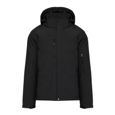 Parka Softshell doublé à capuche homme : textile personnalisable